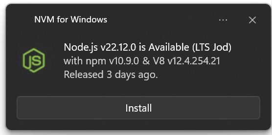 Desktop Notification