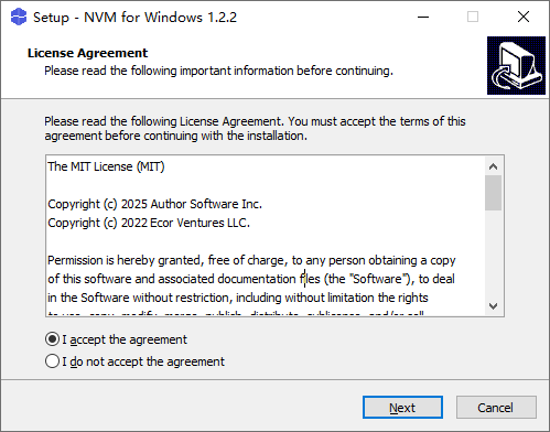 NVM Installation Success